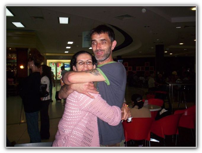 LJ and Stuart at Airport Feb 17th 2007